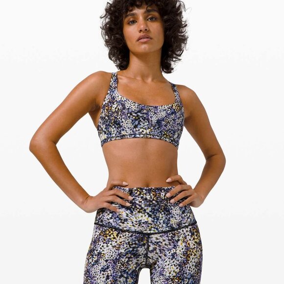 Lululemon Free To Be Bra Wild *Light Support, A/B Cup Floral Metropolis Multi - Picture 2 of 8
